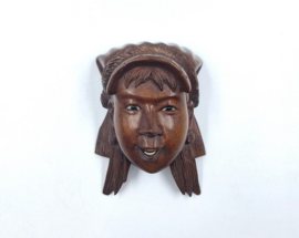 Indonesisch houten wandmasker 