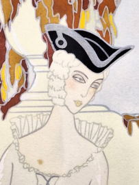 Pochoir Max Nimoy - 'Il romanzo d’amore'