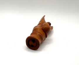 Netsuke theeschep met tijger