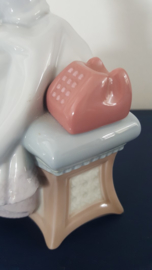 Lladro, dame met dalmatiër "Chit-chat"