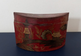 Trommel met chinoiserie decor