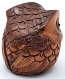 Netsuke van een uil