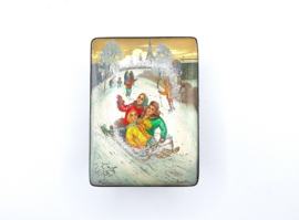 Russisch lakdoosje miniatuurkunst