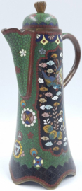 19e-eeuws Japans cloisonné theepotje