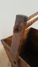 Originele houten rijstmand