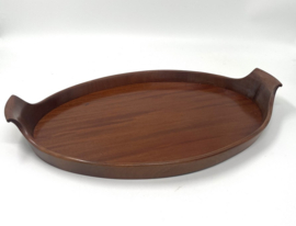 Bewerken - Antiek houten dienblad