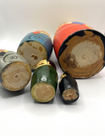 5-delige matroesjka Russische leiders