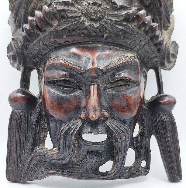 Chinees houten wandmasker