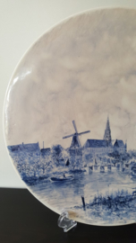 Bord met landschap - Societe Ceramique Maestricht