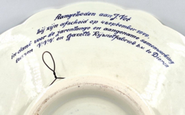 Delfts herinneringsbord Gazelle