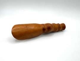 Netsuke theeschep met slang