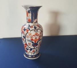 Imari vaas rood/blauw