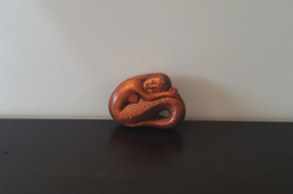 Netsuke van een zeemeermin