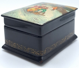 Russisch lakdoosje miniatuurkunst