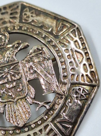 Zilveren Peruaanse broche