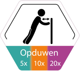 Vloersticker Opduwen