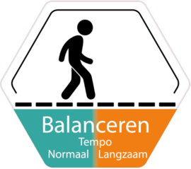 Vloersticker Balanceren