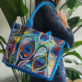 Fairtrade grote stevige schoudertas
