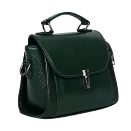 Fairtrade restleer handtas