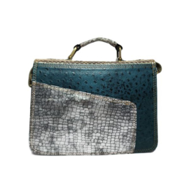 Fairtrade restleer handtas