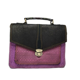 Fairtrade restleer handtas