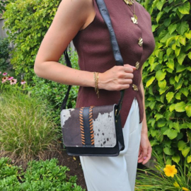 Fairtrade restleer handtas