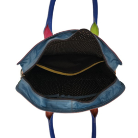 Fairtrade restleer laptoptas met gratis portemonnee
