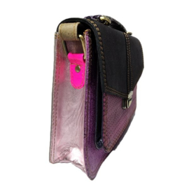 Fairtrade restleer handtas