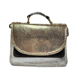 Fairtrade restleer handtas