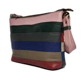 Fairtrade restleer handtas