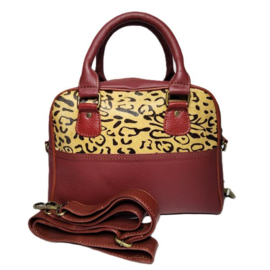 Fairtrade restleer handtas