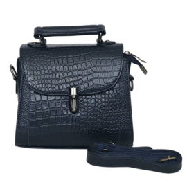Fairtrade restleer handtas