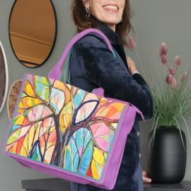 Fairtrade grote stevige schoudertas