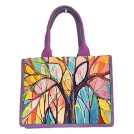 Fairtrade grote stevige schoudertas