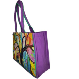 Fairtrade grote stevige schoudertas