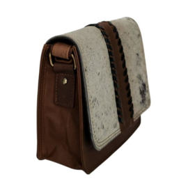 Fairtrade restleer handtas