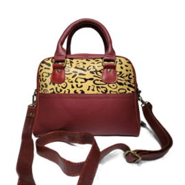 Fairtrade restleer handtas