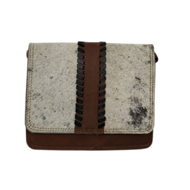 Fairtrade restleer handtas