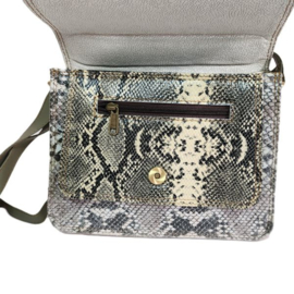 Fairtrade restleer handtas