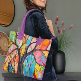 Fairtrade medium stevige schoudertas