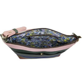 Fairtrade restleer handtas