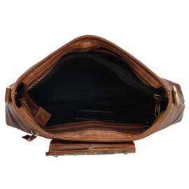 Leren schoudertas Micmacbags