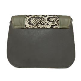 Fairtrade restleer schoudertas