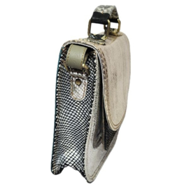 Fairtrade restleer handtas