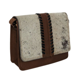 Fairtrade restleer handtas