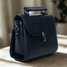 Fairtrade restleer handtas