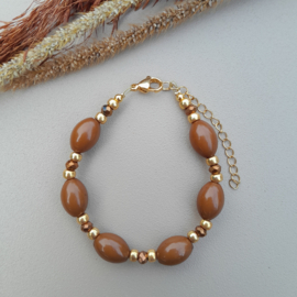 Armband Bruin Goud