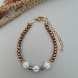 Armband Bruin Beige