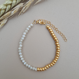 Armband Goud / Beige Shine
