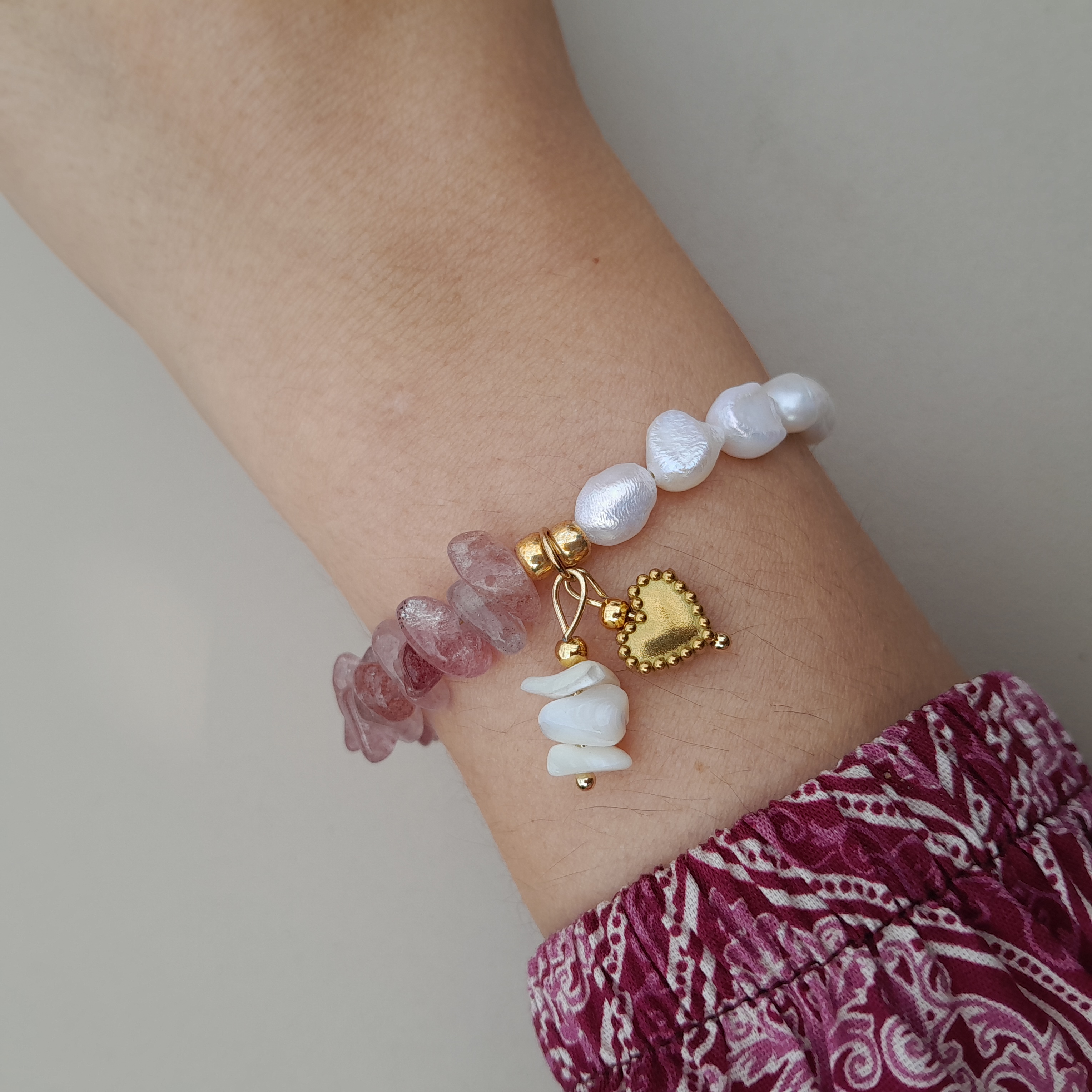 Armband Roze